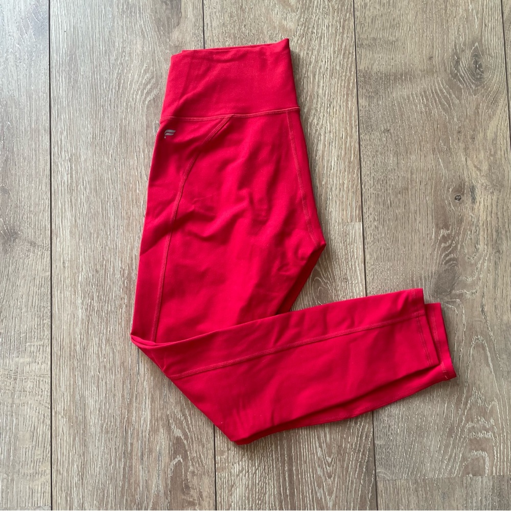 Red Powerhold Leggings by Fabletics